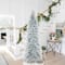 9ft. Unlit Silver Tinsel Artificial Christmas Tree